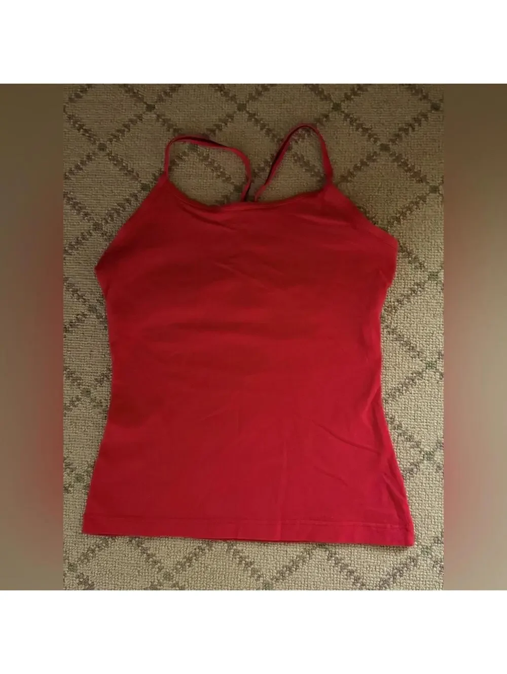 Ivivva power red long Y tank top / sports top 14